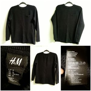 H&M Light Crewneck Sweater/Heavy Long Sleeve Tee